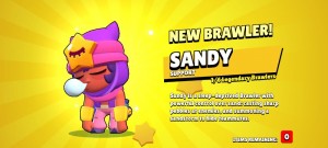 Create meme: account brawl stars, sandy in brawl stars, brawl stars