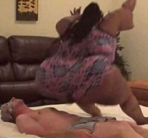 Create meme: crushing ass meme original, bbw, a frame from the video