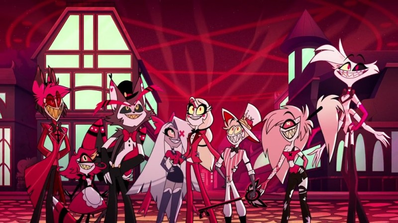 Create meme: the hotel hasbeen, the hotel hazbin 1 episode, The Khazbin Hotel