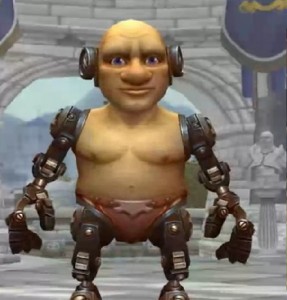 Create meme: dwarf from wow, shrek 2 2004, Shrek frontalka