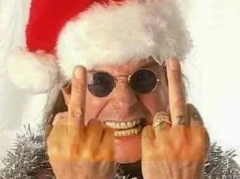 Create meme: Ozzy Osbourne Santa Claus, Best of ozz by Ozzy Osbourne, new year