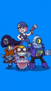 Create meme: photo brawlers from brawl stars, art from brawl stars, arts brawl stars pictures