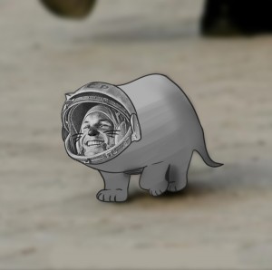 Create meme: animals illustration, elephant, homeless animal