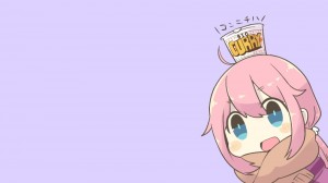 Create meme: yuru yuri Wallpaper, camp anime yuru Yuri Chibi, anime