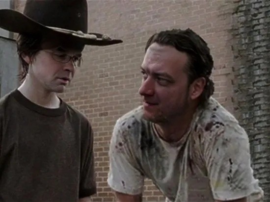 Create meme: the walking dead meme Carl, memes the walking dead Carl and Rick, the walking dead meme rick and Carl