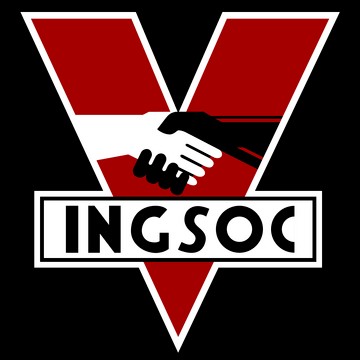 Создать мем: 1984 ingsoc, 1984 джордж оруэлл ангсоц, ангсоц оруэлл