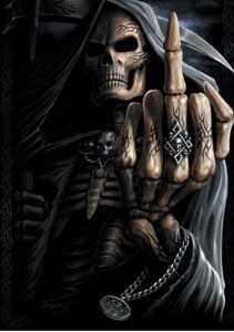 Create meme: grim reaper, skull