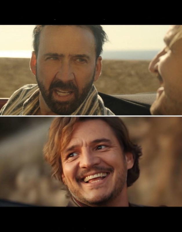 Create meme: Nicolas cage , Pascal, Pedro pascal Pedro let 's go