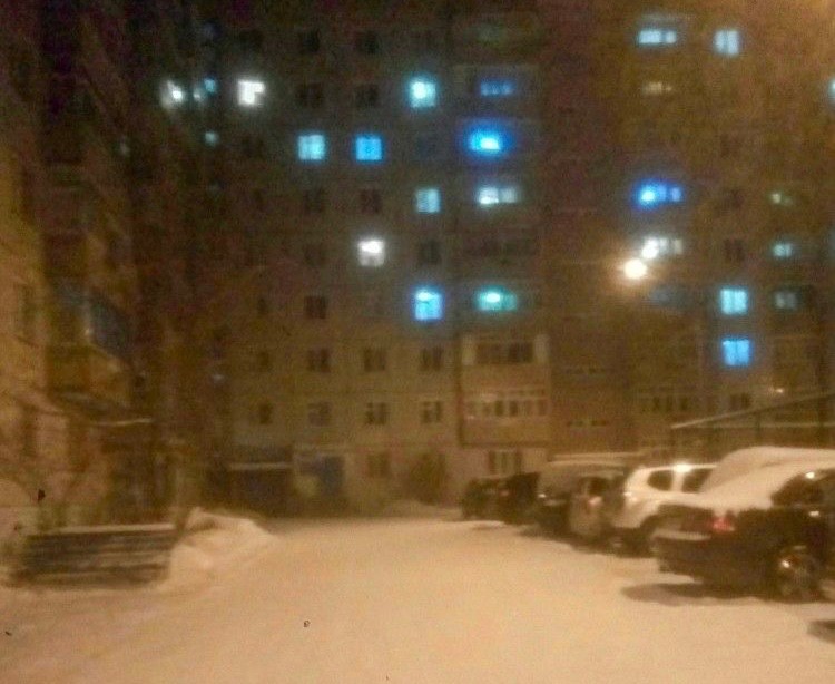 Create meme: yard , in the yard, Norilsk winter kayerkan