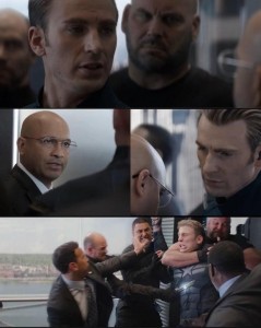 Create meme: captain America meme, Avengers confrontation