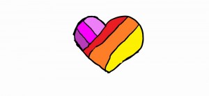 Create meme: paint drawings, paint, to draw like a heart