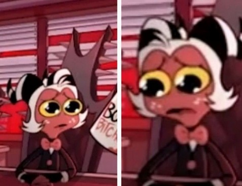 Create meme: the hotel hasbeen, Moxy boss, hazbin hotel