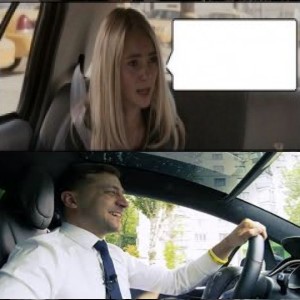 Create meme: race to witch mountain meme template, Behind the wheel, Zelensky driving