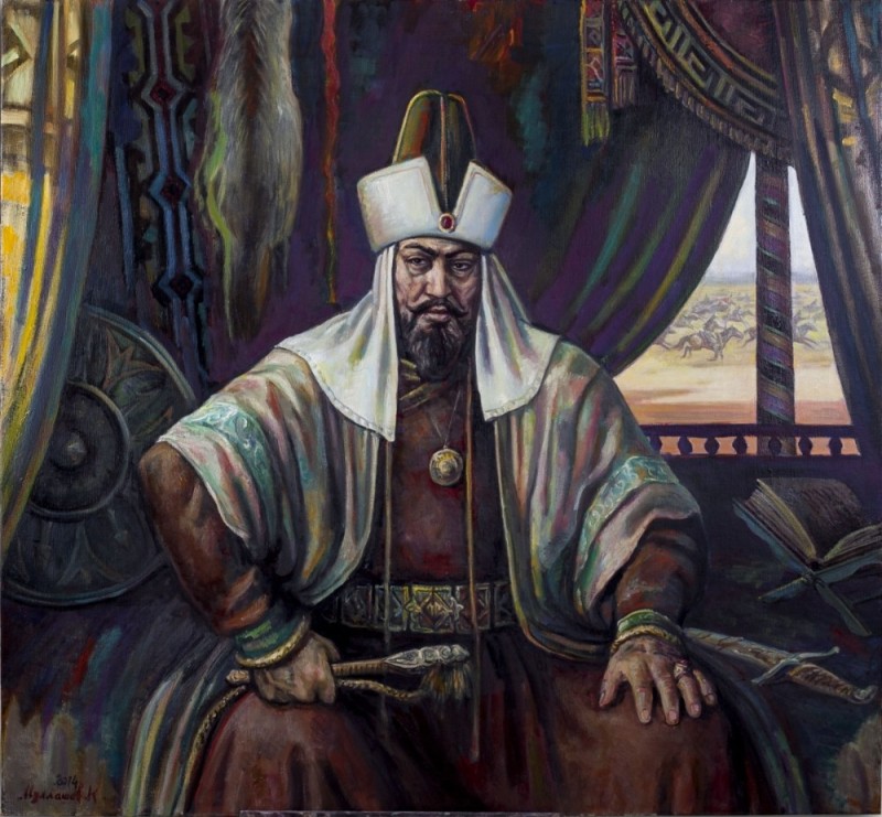 Create meme: abylai khan, ulu muhammad khan of the Kazan khanate, kerey khan