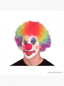 Create meme: the clown wig, clown make-up meme, clowning