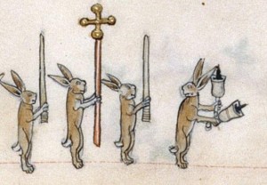 Создать мем: a rabbit, кролик иллюстрация, occult symbols