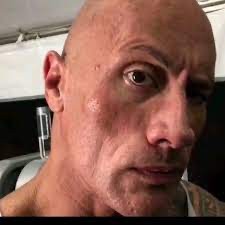 Create meme: rock Dwayne Johnson meme eyebrow, rock johnson face, Dwayne Johnson meme