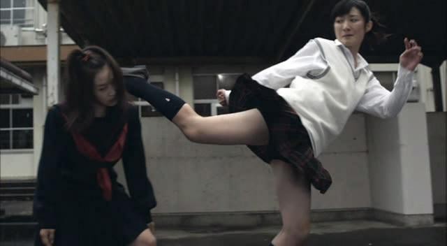 Create meme: Karate Girl movie 2011, science fiction horror, The girl with the high kick dorama