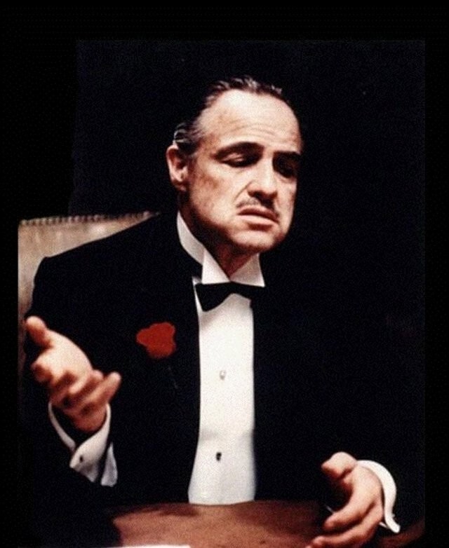 Create meme: don Corleone meme , godfather meme, without respect for the godfather