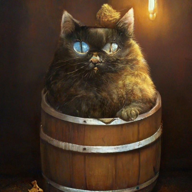 Create meme: cat , the cat Behemoth, the master and Margarita, The witch's cat