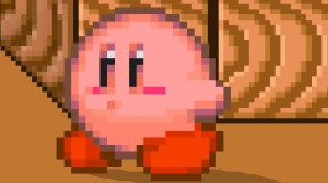 Создать мем: поринг пиксельный, пиксельный кирби из kirby star, кирби 8bit