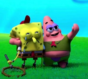 Create meme: sponge Bob square, spongebob and his friends, sponge Bob square pants