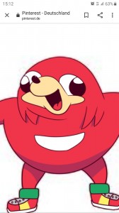 Create meme: knuckles, photo memes Uganda knuckles, icon Uganda knuckles