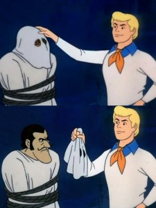 Create meme: meme Scooby Doo mask, Scooby Doo memes, Scooby Doo unmasks the