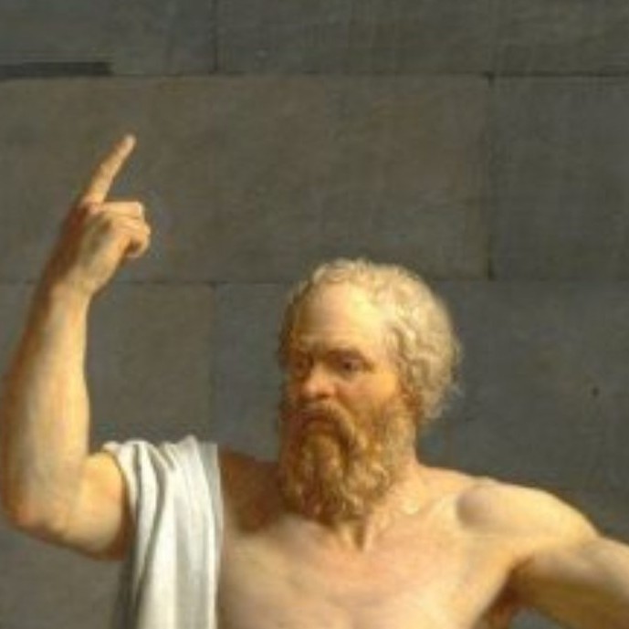 Создать мем: socrates, сократ с поднятой рукой, сократ мемы