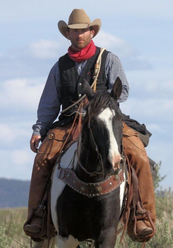 Create meme: american cowboy, Western cowboy, cowboy on horseback
