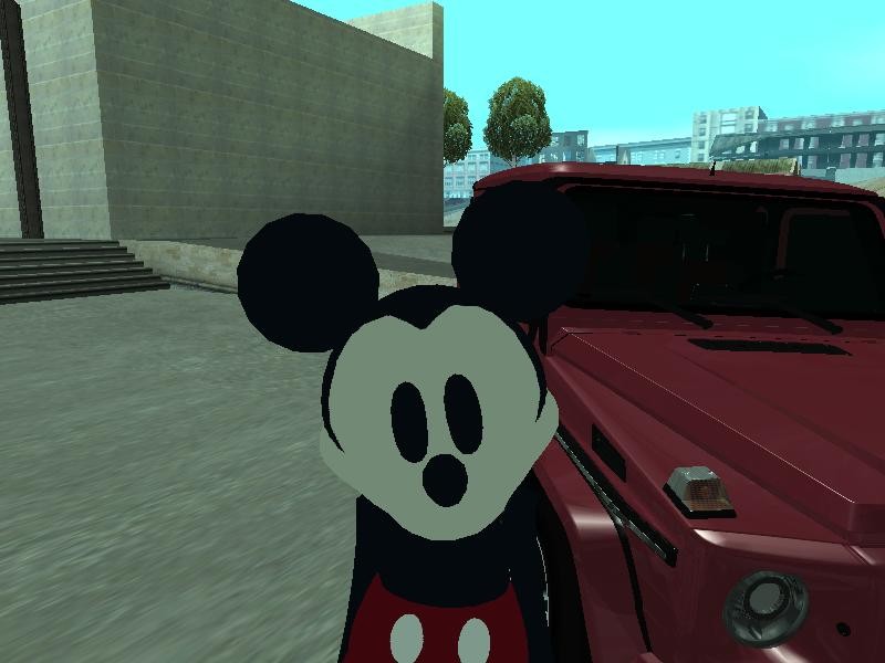Create meme: Mikimaus gta, Mickey Mouse GTA 5, Mickey mouse 