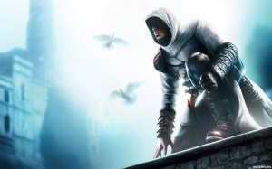 Создать мем: ассасин крид 1 прыжок веры, assassins creed альтаир, ассасин альтаир обои