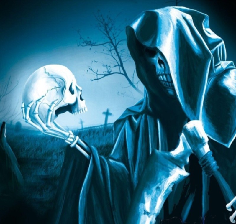 Create meme: the grim Reaper , grim reaper , death of fantasy