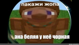 Create meme: show ass minecraft, uporotyh photo minecraft, minecraft memes