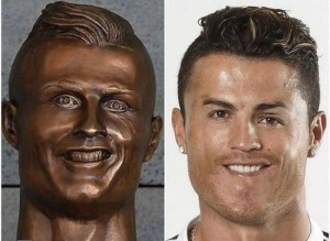 Create meme: monument Ronaldo, cristiano ronaldo, funny Cristiano Ronaldo statue