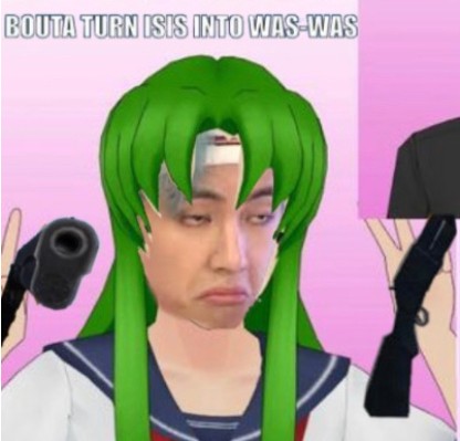 Create meme: characters from yandere simulator, yandere simulator, yandere simulator characters