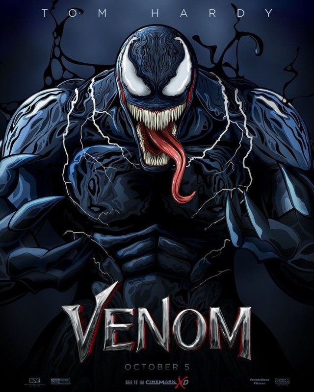 Создать мем: venom poster, venom movie, marvel venom