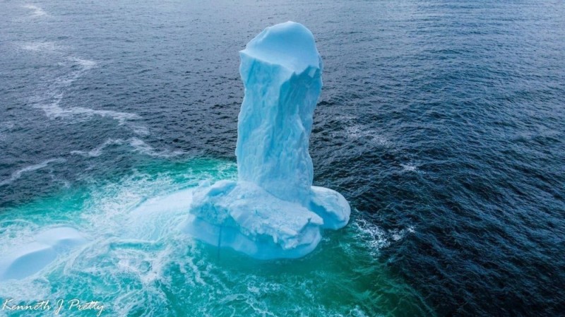 Create meme: a huge iceberg, the biggest iceberg, iceberg in the ocean