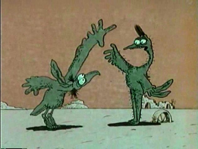 Create meme: Ostrich cartoon, wings legs and tails cartoon 1985, wings legs and tails cartoon