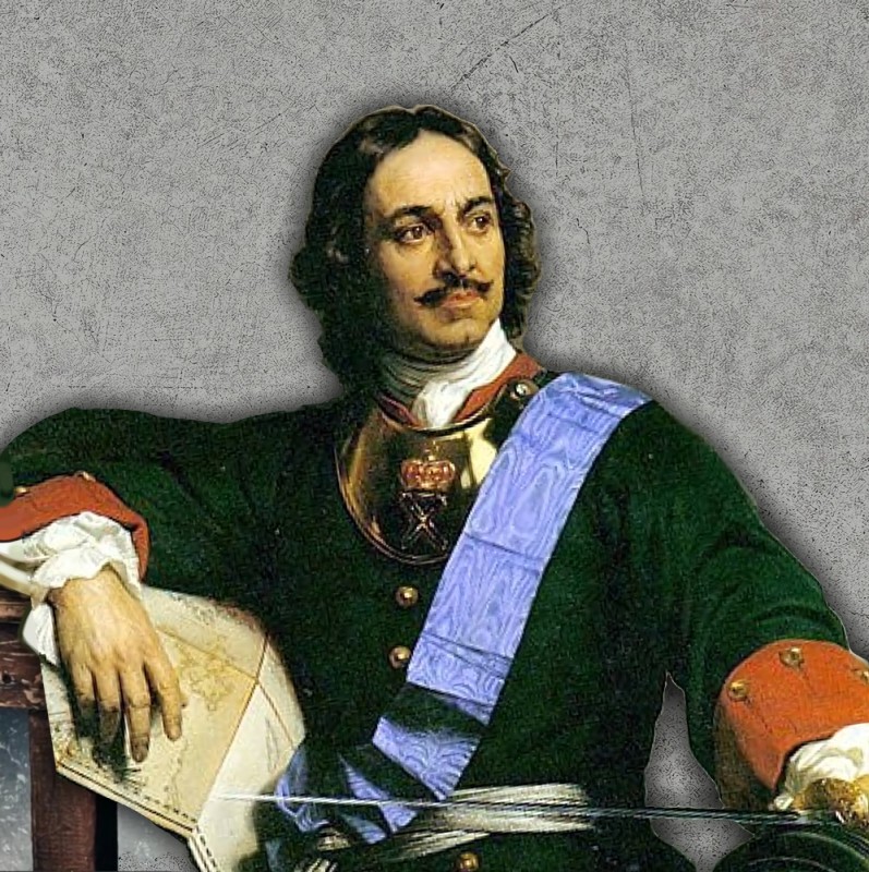 Create meme: Peter I, peter 1 without background, Peter the great