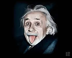 Create meme: Einstein portrait, Einstein shows tongue, albert Einstein