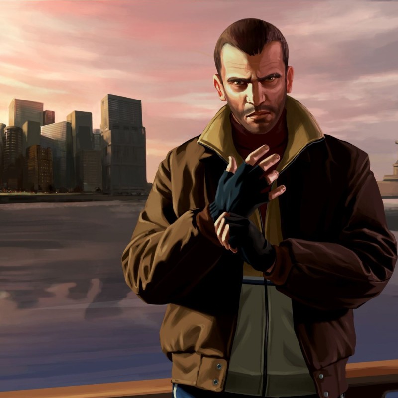 Создать мем: игра grand theft auto iv, нико беллик, grand theft auto 4