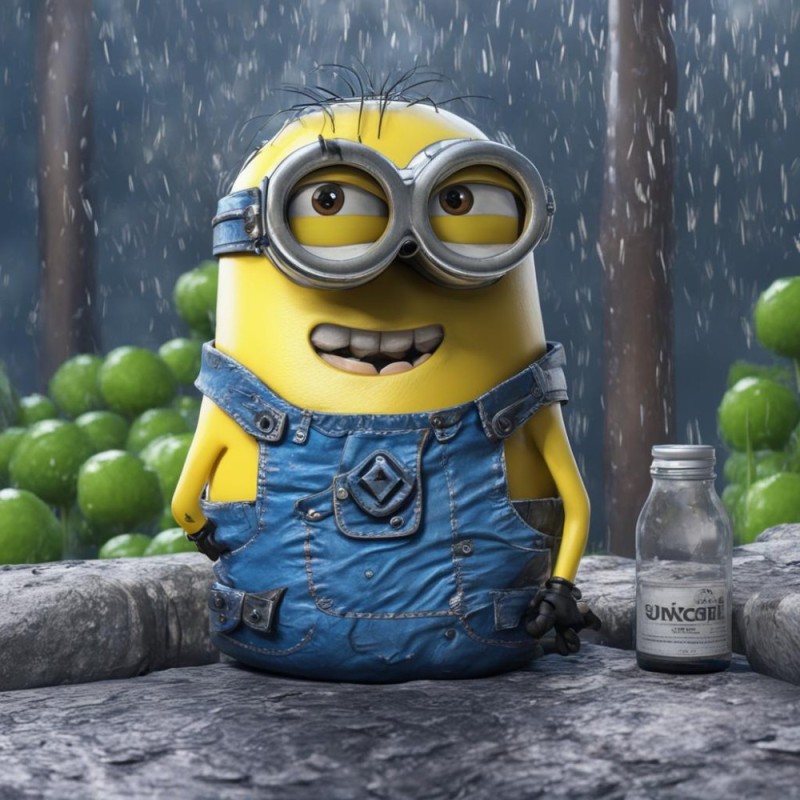 Create meme: minions , Painting minions, funny minions 