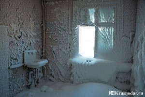 Create meme: frozen house, apartment, room