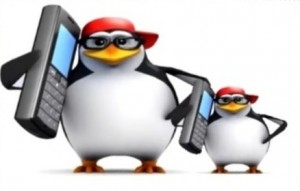 Create meme: penguin 3 d, Hello this meme penguin, the penguin with the phone