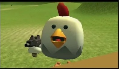 Создать мем: чикен ган, чикен ганс игра, игра chicken gun