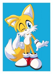 Создать мем: тейлз, tails, соник