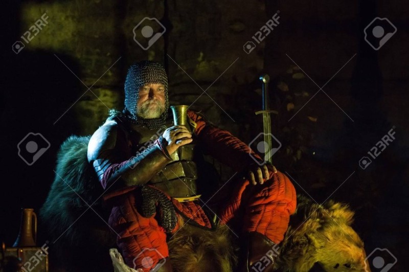 Create meme: medieval knight , darkness, The medieval king