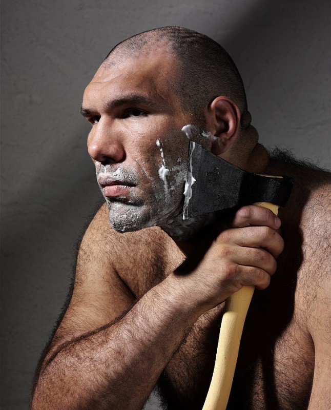 Create meme: men, male , Nikolai Valuev 