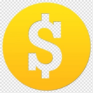 Create meme: icon, coin, yellow dollar